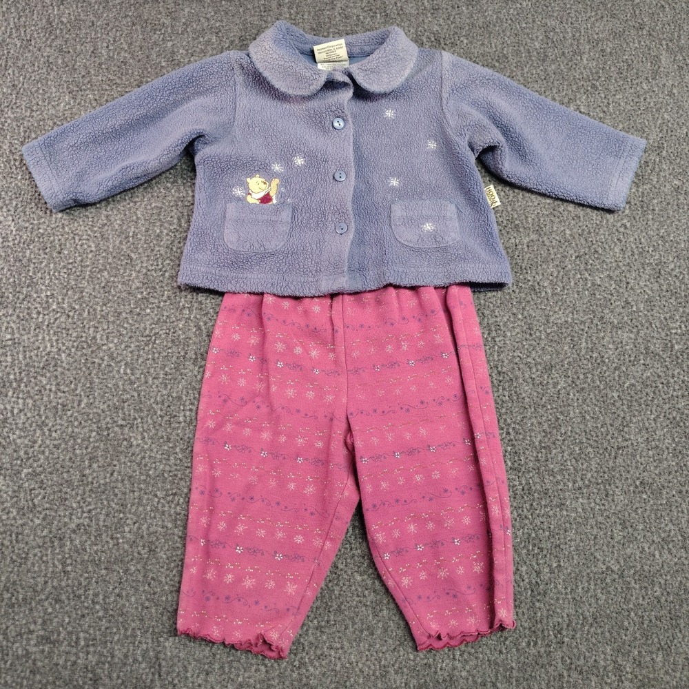 Vintage Winnie Pooh outfit 2 PC set 6-9 m